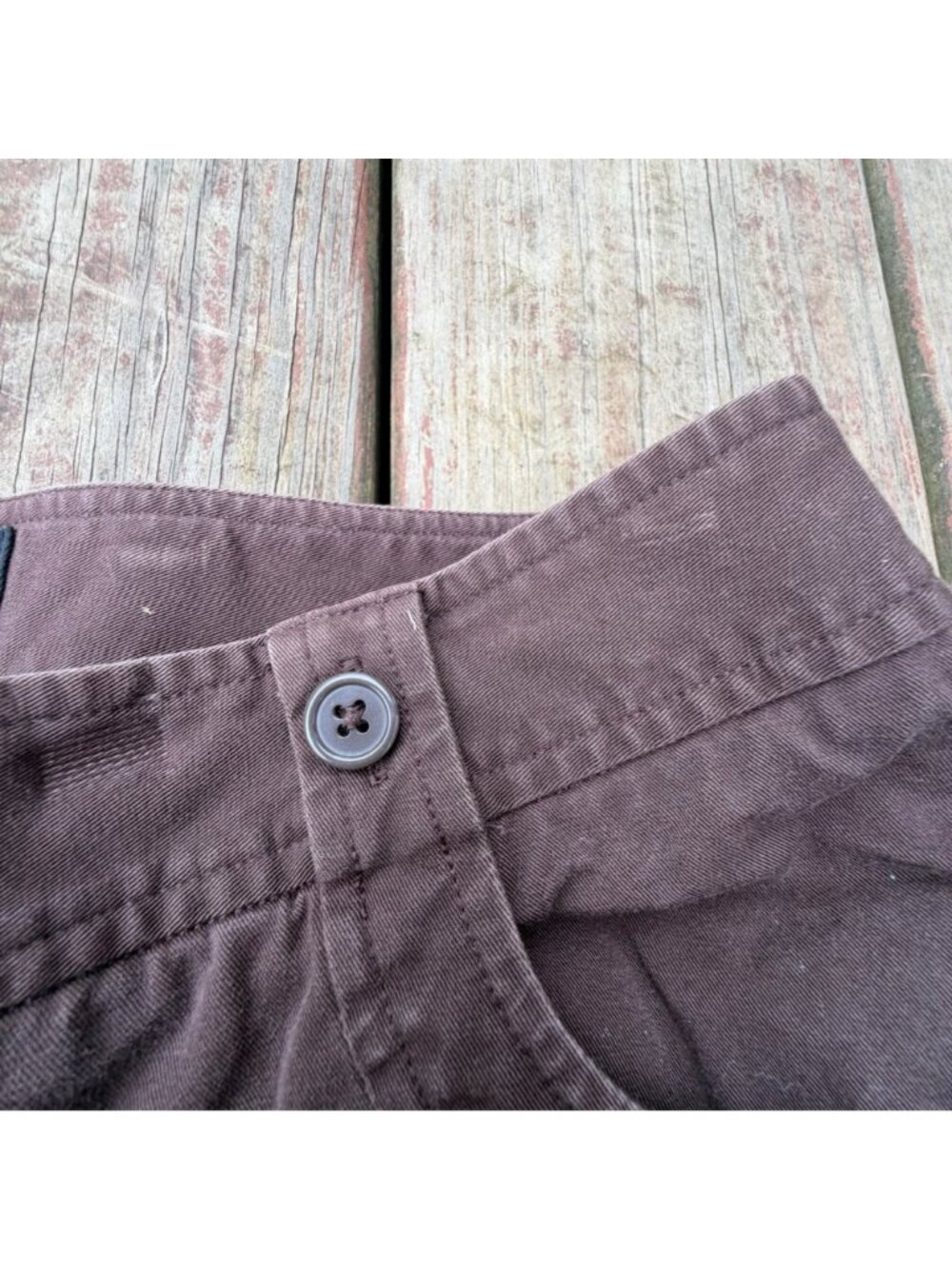 Body By Victoria The Christie Fit Brown Straight-Leg Pants Women’s Size 6 Casual - Picture 5 of 7
